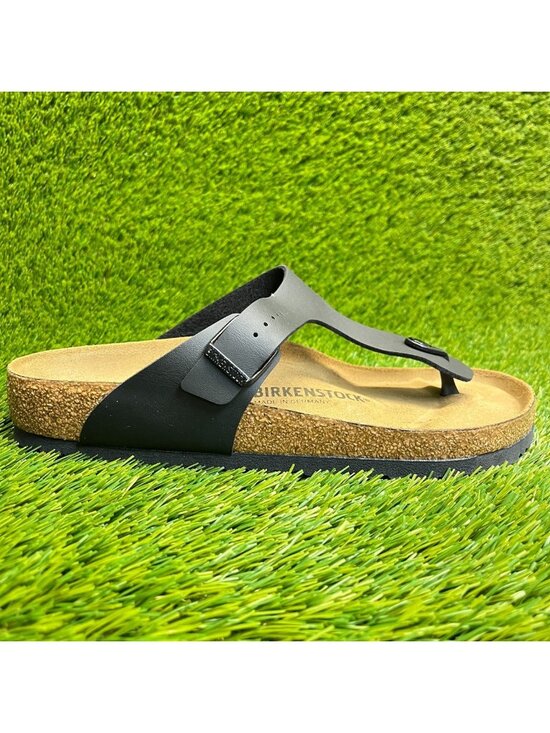 Birkenstock Gizeh Birko-Flor Mens Size 9 Black Brown Beach Outdoor Thong Sandals main image 8